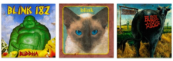 Primeros discos de blink 182