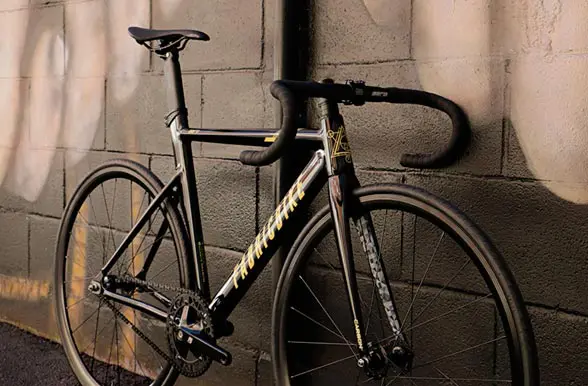 Fixie bike FabricBike Aero Glossy Black & Gold